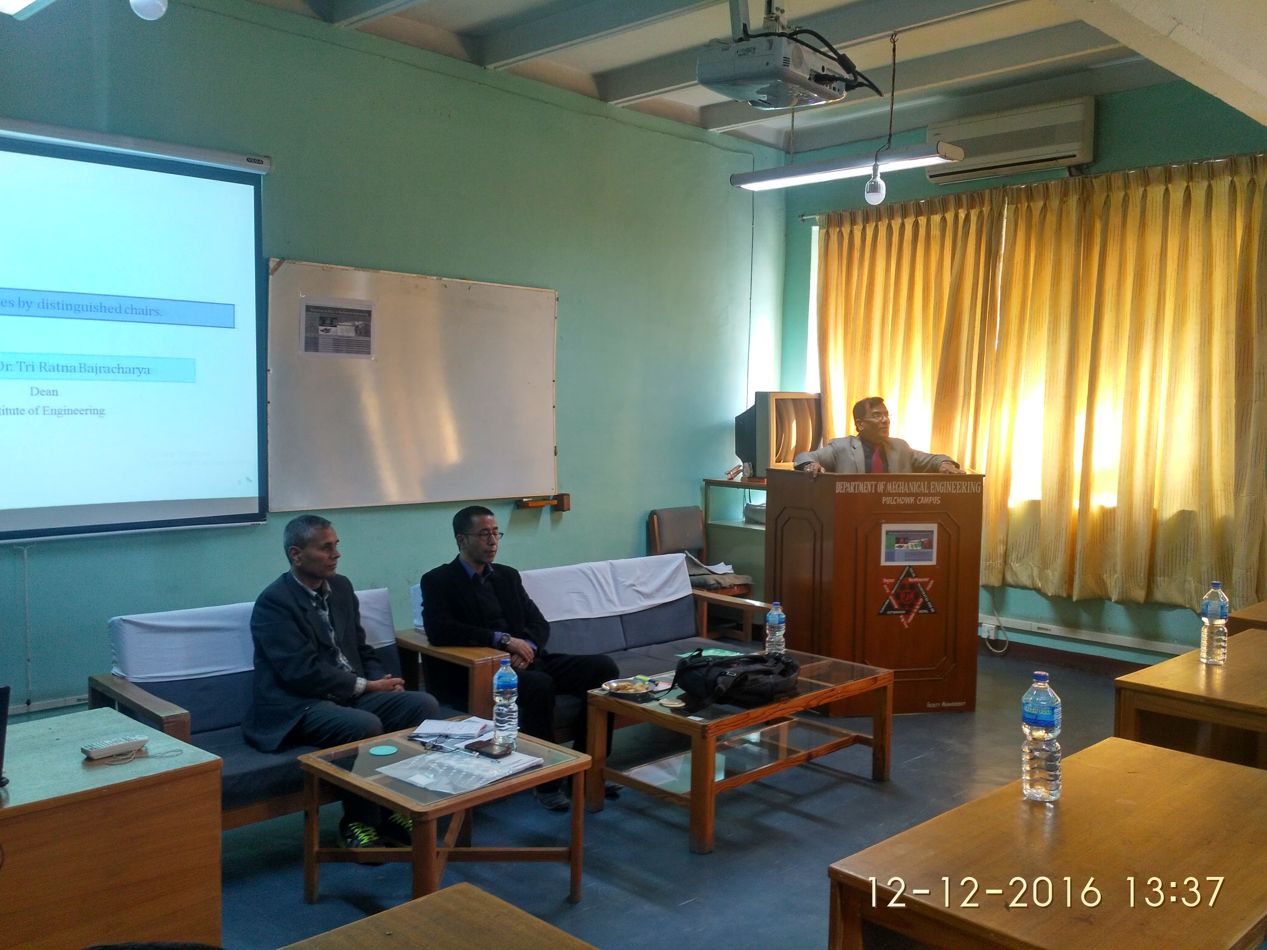Workshop on the proposed M.Sc. in Mechanical Engineering program