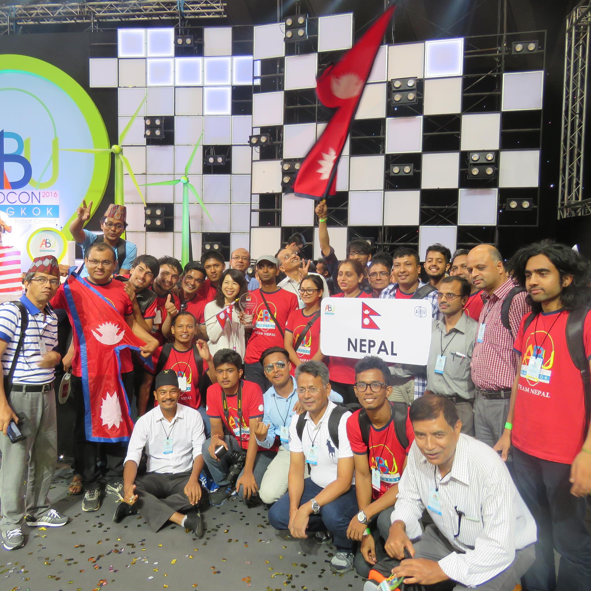 Team Nepal bags two awards in ABU Robocon 2016