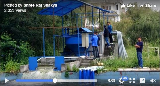 Successful test of Ultra Low Head (Gravitational Water Vortex Turbine) micro-hydro power plant for the first time in Nepal